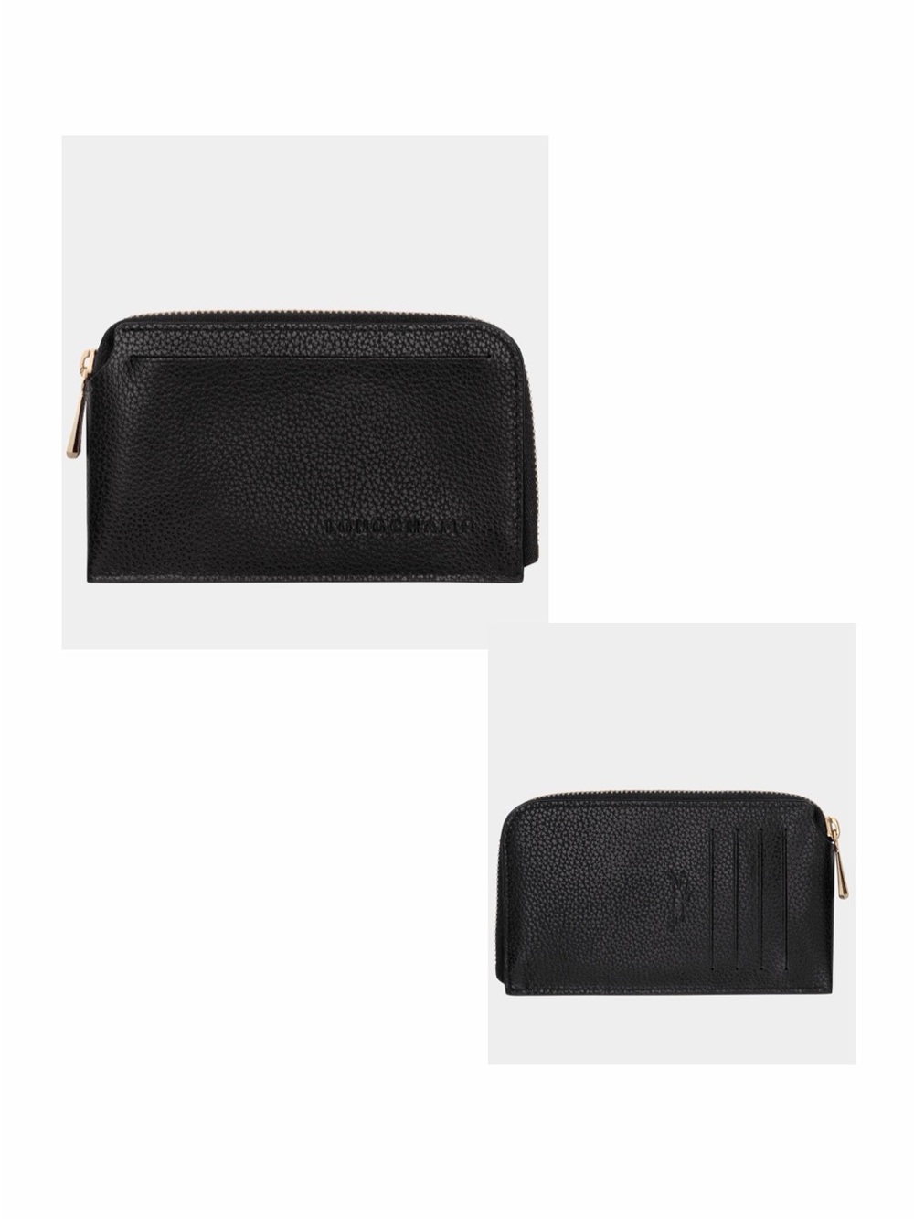LONGCHAMP LE FOULONNÉ CARD HOLDER
Black - Leather